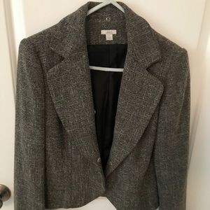 Black and white pattered blazer